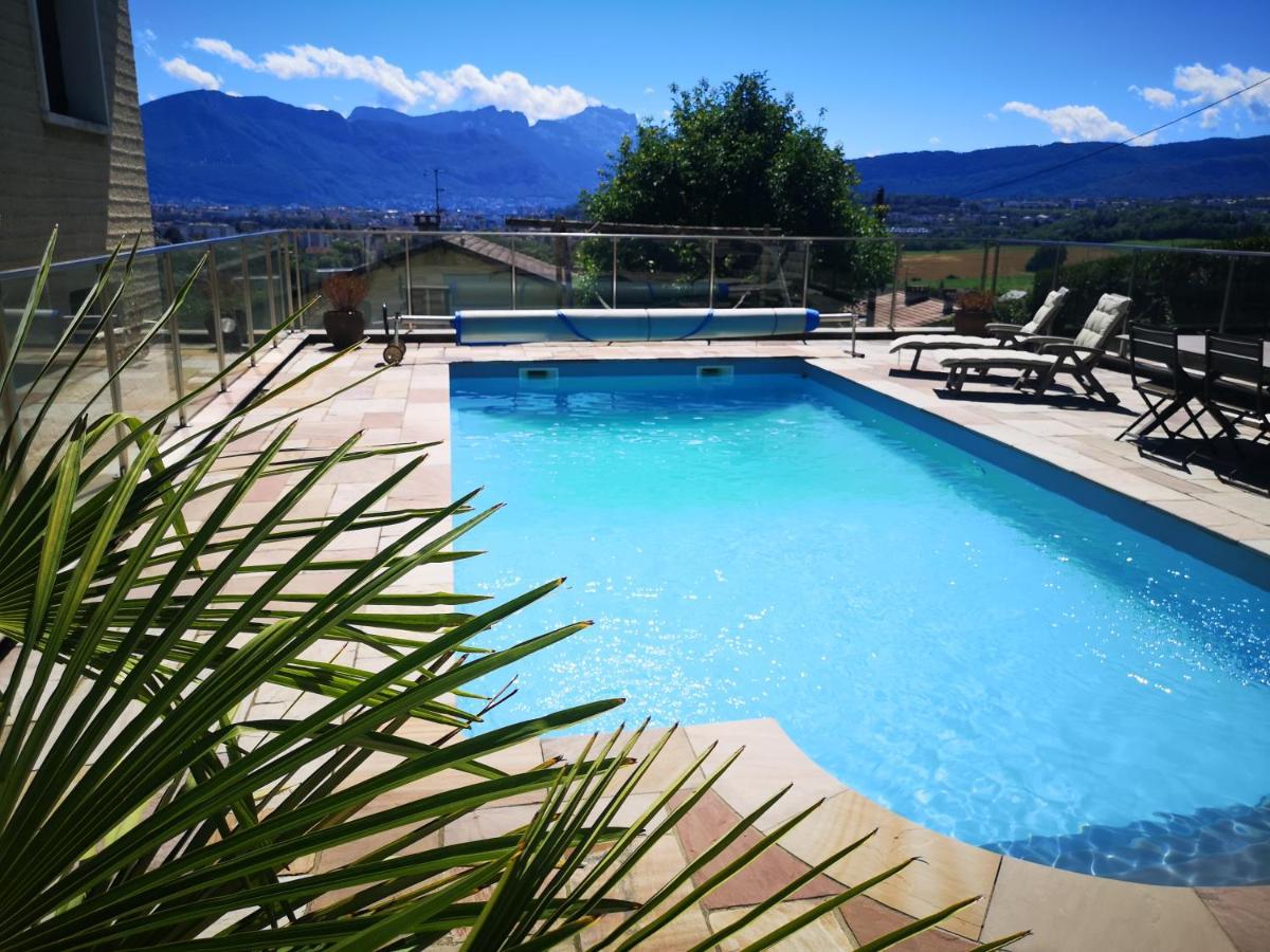 Studio Bellevue Appart Independant Renove 2024 Piscine Parking Proche Centre Annecy Poisy ภายนอก รูปภาพ