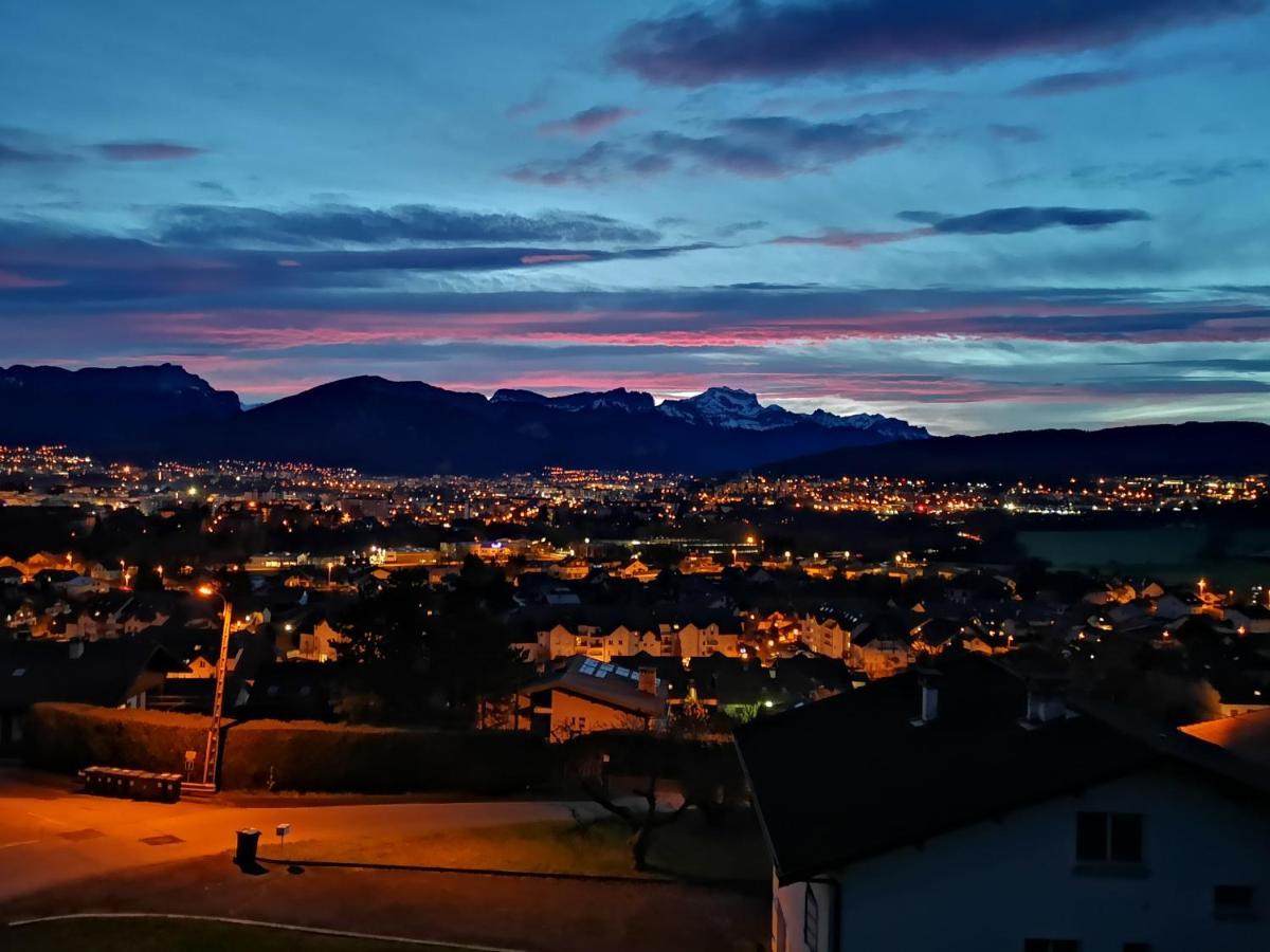 Studio Bellevue Appart Independant Renove 2024 Piscine Parking Proche Centre Annecy Poisy ภายนอก รูปภาพ