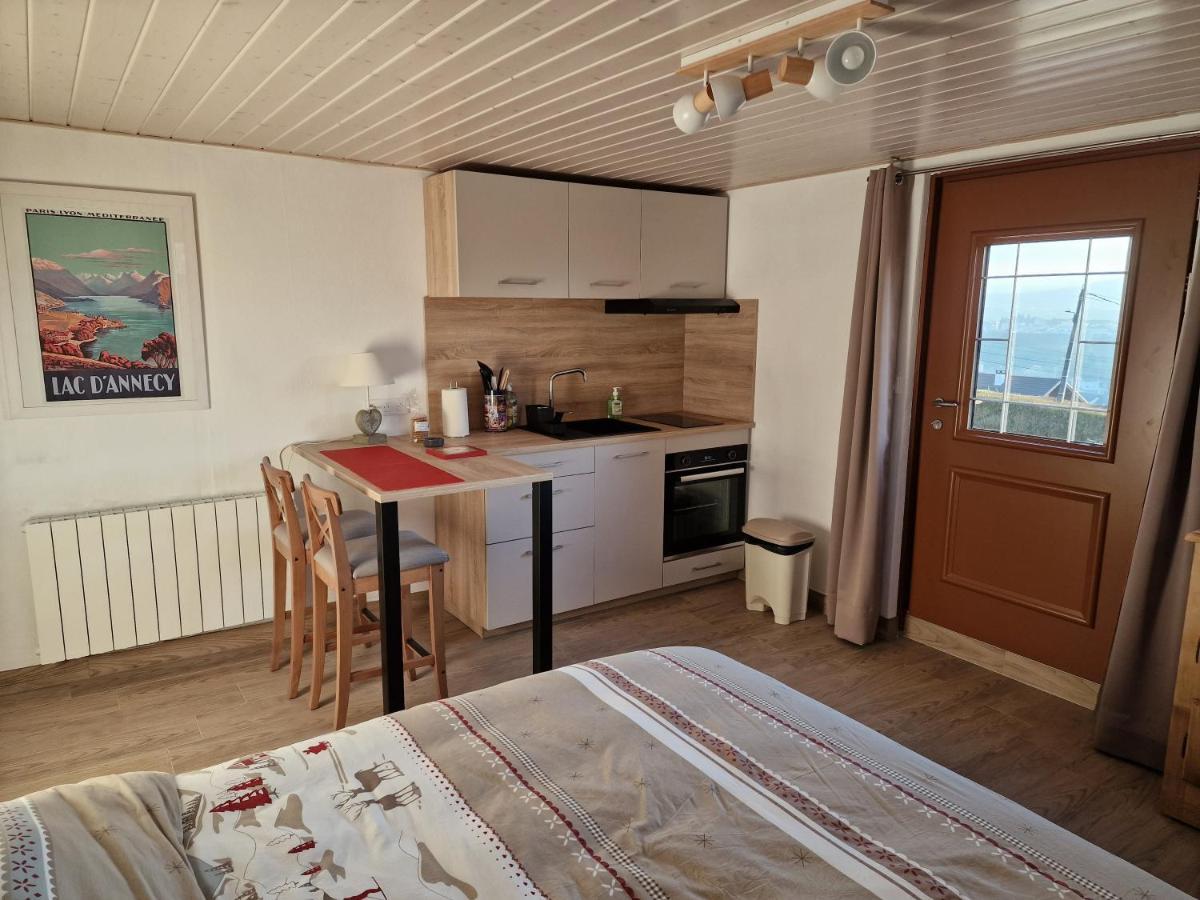 Studio Bellevue Appart Independant Renove 2024 Piscine Parking Proche Centre Annecy Poisy ภายนอก รูปภาพ