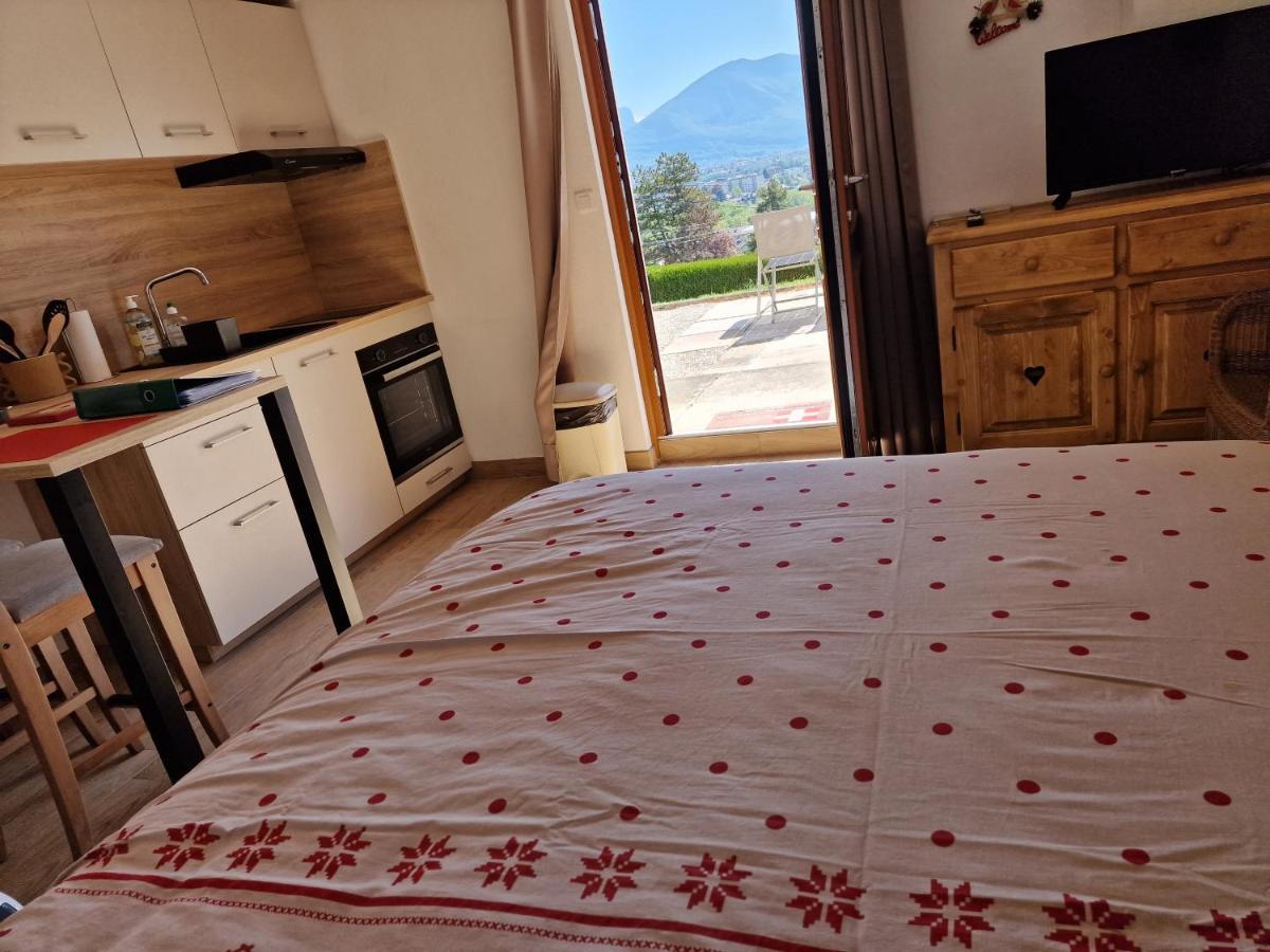 Studio Bellevue Appart Independant Renove 2024 Piscine Parking Proche Centre Annecy Poisy ภายนอก รูปภาพ